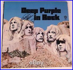 Ritchie Blackmore DEEP PURPLE Signed Autograph In Rock Album Vinyl Record LP