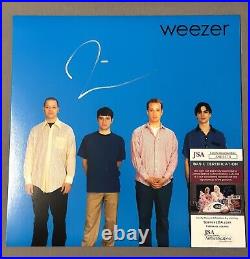 Rivers Cuomo Signed Autographed Weezer Blue Album Vinyl LP Record JSA COA