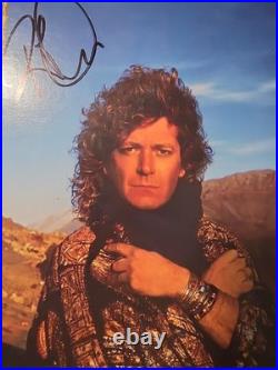 Robert Plant of Led Zepplin Signed Now and Zen Vinyl Album Cover Authentication