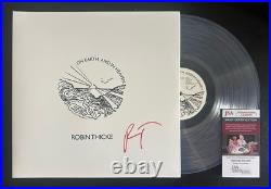 Robin Thicke Signed On Earth, And In Heaven Vinyl Record Album Jsa Authenticated Robin Thicke Signed On Earth, And In Heaven Vinyl Record Album Jsa Authenticated