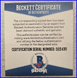 Rod Stewart Autographed Album Beckett Bas Coa Signed Record Vinyl Never A Dull