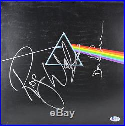Roger Waters & David Gilmour Pink Floyd Signed Album Cover With Vinyl BAS #A70458