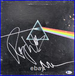 Roger Waters & Nick Mason Pink Floyd Signed Album Cover With Vinyl BAS #A74013