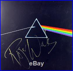 Roger Waters Pink Floyd Signed Album Cover With Vinyl Dark Side Of The Moon BAS