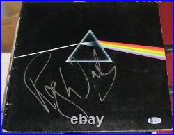 Roger Waters Pink Floyd Signed Autographed Dark Side Of The Moon Vinyl Album Bas
