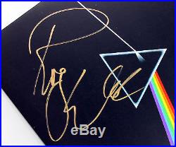 Roger Waters Pink Floyd Signed Dark Side Of The Moon Album Cover With Vinyl BAS