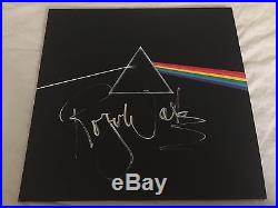 Roger Waters SIGNED Dark Side Of The Moon LP Pink Floyd Album Vinyl PROOF