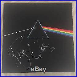 Roger Waters SIGNED Dark Side Of The Moon LP Pink Floyd Album Vinyl PROOF