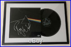Roger Waters Signed Pink Floyd Dark Side Of The Moon Framed Vinyl Album Beckett
