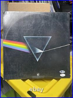 Roger Waters Signed Pink Floyd Dark Side Of The Moon Vinyl Album The Wall Bas D2