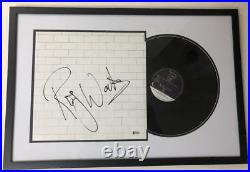 Roger Waters Signed Pink Floyd The Wall Album Framed Vinyl Album Beckett