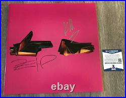 Run The Jewels Signed Rtj4 Limited Edition Clear & Magenta Vinyl Album & Bas Coa