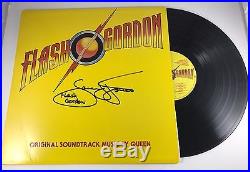 SAM JONES SIGNED FLASH GORDON LP ALBUM VINYL Soundtrack Queen EXACT PROOF