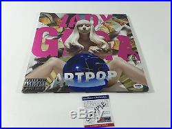 Sexy Lady Gaga Signed Artpop Album Vinyl Authentic Autograph Psa Psa/dna Monster