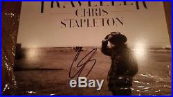 SIGNED CHRIS STAPLETON In Person TRAVELLER Album Record Vinyl LP Autograph Auto