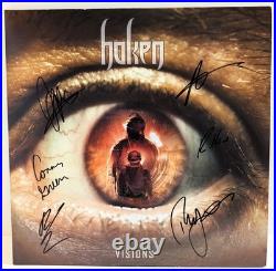 SIGNED Haken Visions 2-Disc Vinyl Record Album 12 LP 180 gram Used