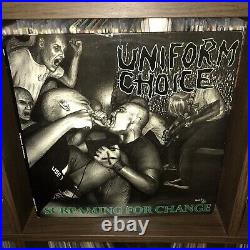 SIGNED Uniform Choice Screaming for Change Vinyl Private Punk Metal Insted
