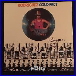 Sixto Rodriguez Signed Auto Cold Fact Album Lp Vinyl Psa/dna #ab94307