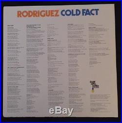 Sixto Rodriguez Signed Auto Cold Fact Album Lp Vinyl Psa/dna #ab94307