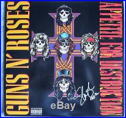 Slash Signed Guns N Roses Appetite For Destruction Vinyl Lp Album Dc/coa (rare)