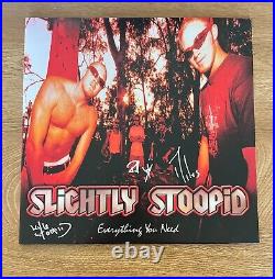 SLIGHTLY STOOPID signed vinyl album EVERYTHING YOU NEED 3