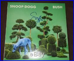 SNOOP DOGG SIGNED AUTOGRAPHED BUSH GREEN ALBUM VINYL LP (DR. DRE TUPAC) withCOA