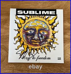SUBLIME signed vinyl album ERIC WILSON & BUD GAUGH 40 OZ. TO FREEDOM 1