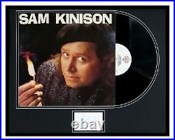 Sam Kinison Signed Framed 1986 Louder Than Hell Vinyl Record Album Display