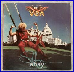 Sammy Hagar Auto Autograph Signed Voa Lp Vinyl Album 1984 Van Halen Jsa Hof