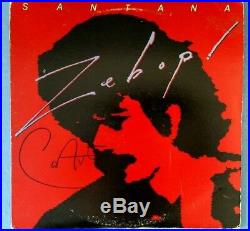 Santana Personally Signed Guitar & Vinyl Album