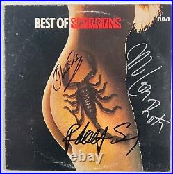 Scorpions JSA Signed Autograph Album Record Vinyl Best Of