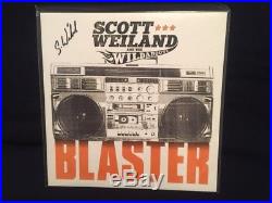 Scott Weiland Signed Blaster Album Jacket + Orange Vinyl