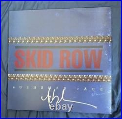 Sebastian Bach Signed Vinyl Album Skid Row Subhuman Race