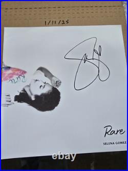 Selena Gomez Signed Autographed VINYL Record Insert & New Vinyl Album Rare