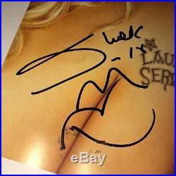 Shakira Laundry Service Album Signed Vinyl Size Promo Poster El Dorado Autograph
