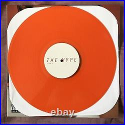 Signed / Autographed Hoodie Allen The Hype / Orange Colored LP Vinyl Album Rap