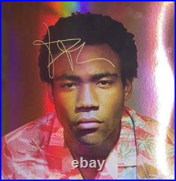 Signed Childish Gambino Because The Internet Vinyl LP Record Album. Autographed