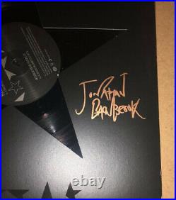 Signed David Bowie Black Star Album Vinyl Jonathan Barnbrook Rare Authentic