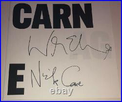 Signed Nick Cave Warren Ellis Carnage Album Vinyl Rare Authentic Proof