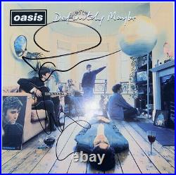 Signed Noel & Liam Gallagher Oasis Definitely Maybe Vinyl Album