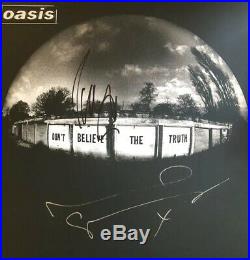 Signed Noel & Liam Gallagher Oasis Don't Believe The Truth Vinyl Album