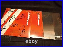 Signed Rammstein Reise Reise Vinyl with 2022 Italy Crew Pass