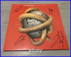 Signed Shinedown Threat To Survival Vinyl Album with Brent Smith + 3