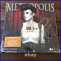 Signed Unopened Janelle Monae Metropolis Vinyl Album 1st print Rare
