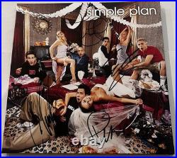 Simple Plan Signed No Pads No Helmets Just Balls Lp Vinyl Record Album Jsa Coa