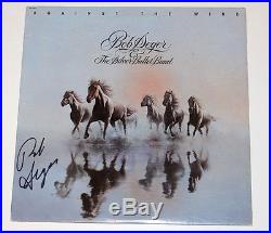 Singer Bob Seger Signed Authentic Against The Wind Vinyl Record Album Coa Proof