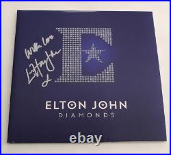 Sir Elton John Signed Autograph Album Vinyl Record Legend! Diamonds Jsa Coa