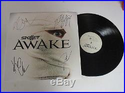 Skillet Autographed Signed Vinyl Album With Signing Picture Proof Last One