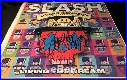 Slash Hand SIGNED Living The Dream LP Album Vinyl Myles Kennedy Guns And Roses