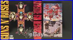 Slash Signed Guns N Roses Appetite For Destruction Vinyl Record Album Beckett
